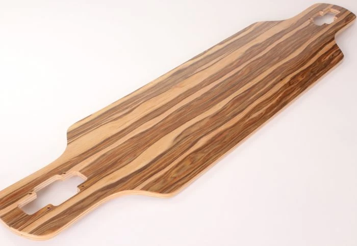 Blank Drop Through Natural 39 Inches Longboard Deck - Image 12