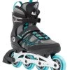 K2 Alexis 80 Alu Womens Inline Skates - Grey/Cyan