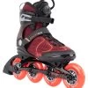 K2 Alexis 90 Boa Women's Inline Skates - Burgundy/Orange
