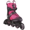 K2 Marlee Girls Adjustable Size Skates - Neon Pink/Black