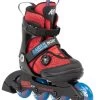K2 Raider Boa Adjustable Size Skates - Red/Blue