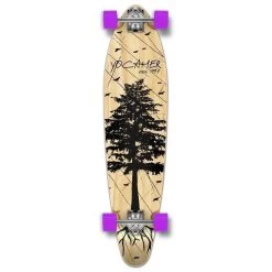 In The Pines Natural 40" Kicktail Longboard From Punked
