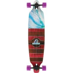 Layback 40" Pipe Dreams Bamboo Drop Through Longboard Complete