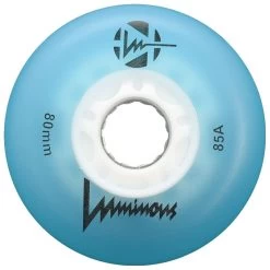 Luminous Light Up Inline Skate Wheels - Blue 4 Pack