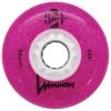 Luminous Light Up Inline Skate Wheels - Pink Glitter 4 Pack