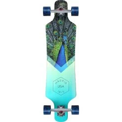 Madrid Spade 39" Peafowl Top Mount Longboard