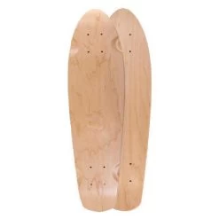 Mini Blank Kicktail Longboard Natural Maple 25 Inches Deck