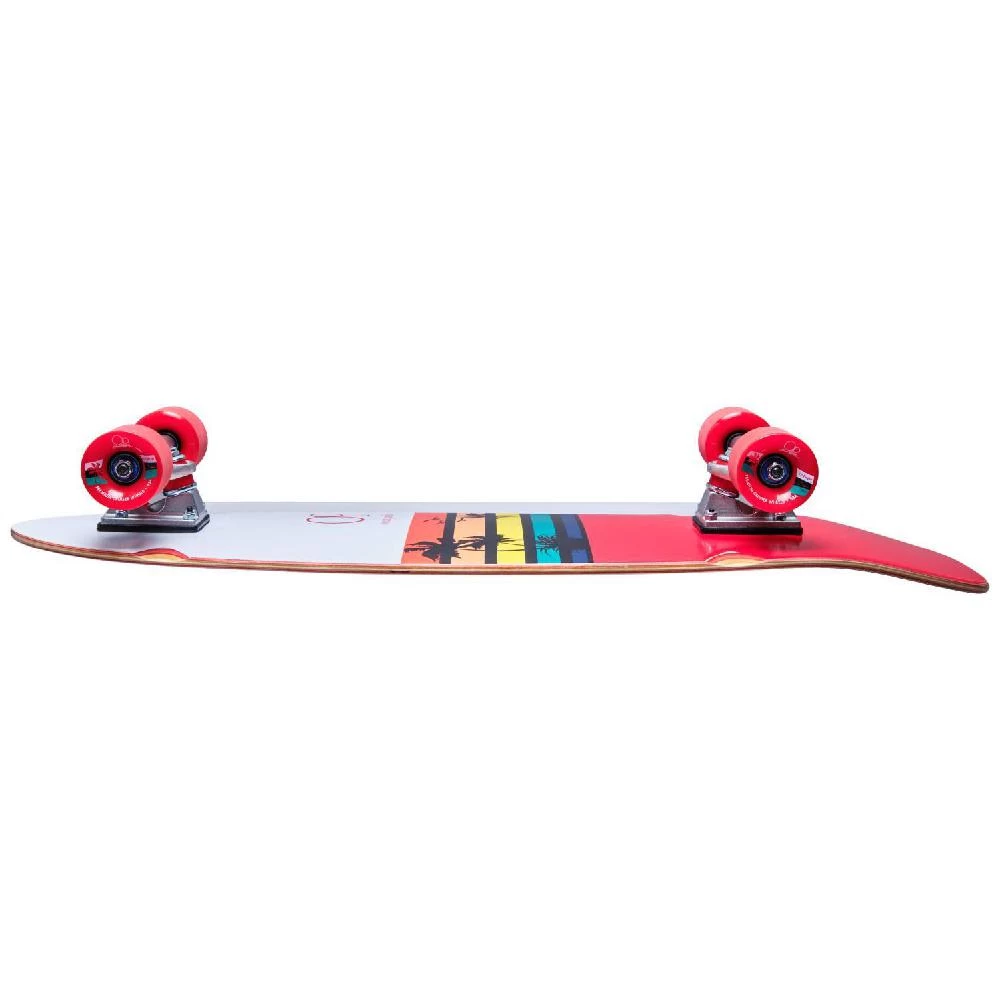 Ocean Pacific Sunset 27" White/Red Cruiser Longboard - Image 2