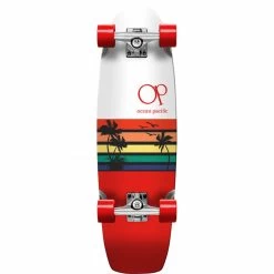 Ocean Pacific Sunset Cruiser White/Red 8.75" Cruiser