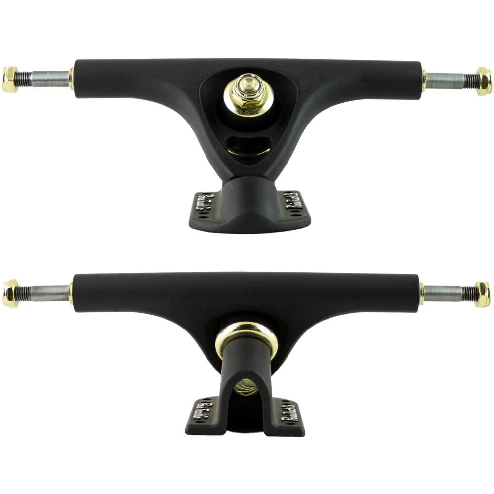 Paris V3 150mm/50° Matte Black/Gold Hardware Skateboard Trucks | Set Of 2 - Image 6