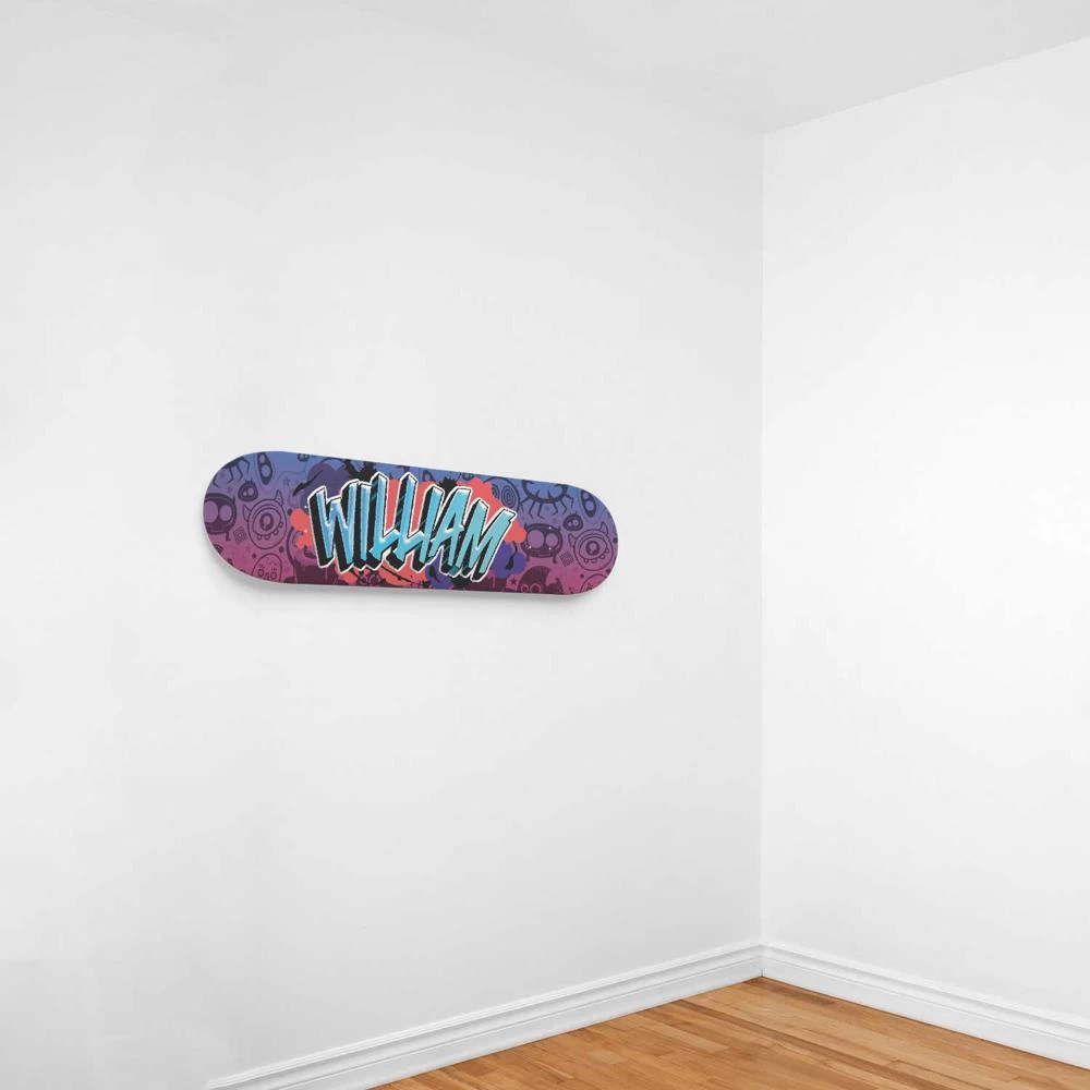 Personalized Fantastic Graffiti Doodle Skateboard Wall Art - Image 7