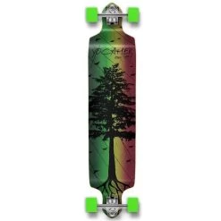 Pines Rasta Drop Down Longboard 41 Inches Complete