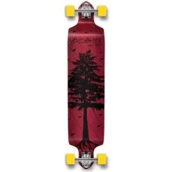 Pines Red Drop Down Longboard 41 Inches Complete