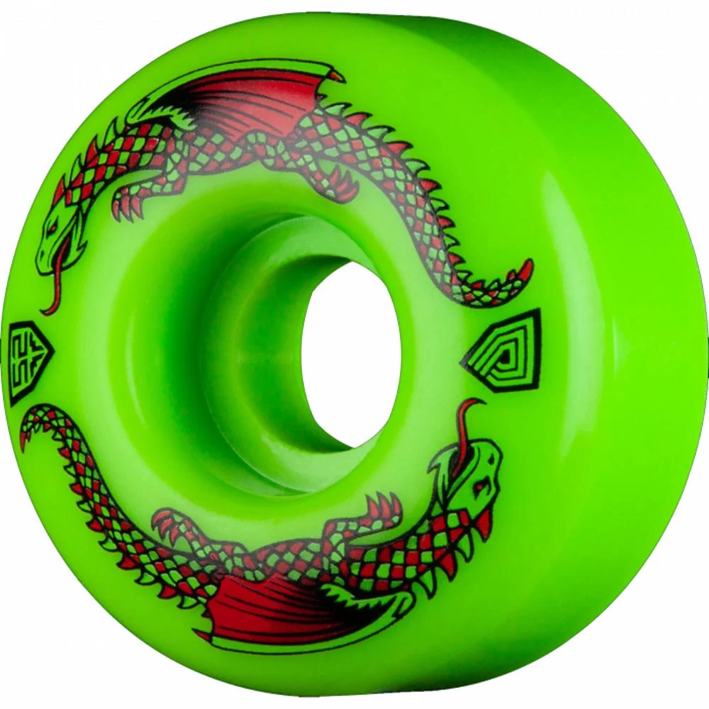 Powell Peralta DF Green Dragon 52mm Green Wheels