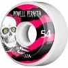 Powell Peralta Ripper 54mm White/Black/Pink Skateboard Wheels