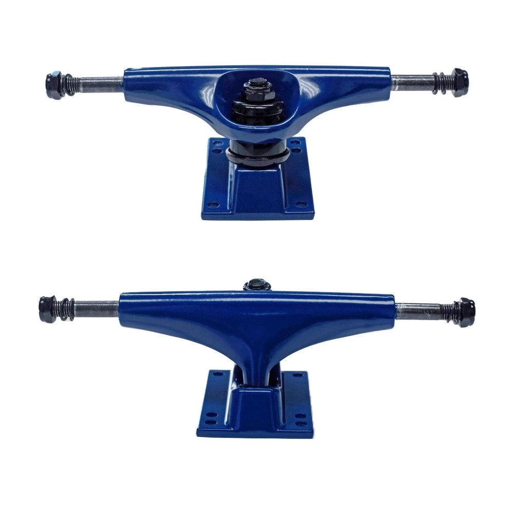 Punked 125mm / 5" - Solid Blue Skateboard Trucks | Set Of 2 - Image 3