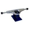 Punked 125mm - Chrome/Blue Skateboard Trucks | Set Of 2