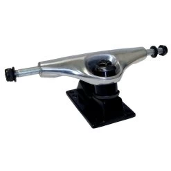 Punked 150mm - Chrome/Black Skateboard Trucks | Set Of 2