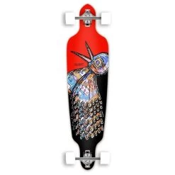 Punked Bird 40 Inches Red Drop Through Longboard