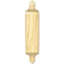 Punked Drop Down Blank Longboard Deck - Natural
