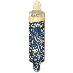 Punked Drop Down Longboard Deck - Spirit Animal OWL