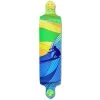 Punked Drop Down Longboard Deck - Surf's Up