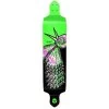 Punked Drop Down Longboard Deck - The Bird Green