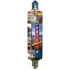 Punked Drop Down San Francisco Longboard Deck