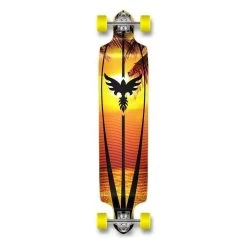 Punked 41" Drop Down Sunset Longboard Complete