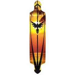 Punked Drop Down Sunset Longboard Deck