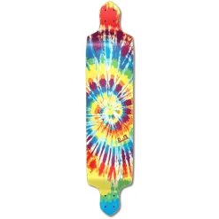 Punked Drop Down Tiedye Original Longboard Deck