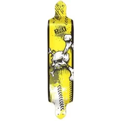 Punked Drop Down YSkull Longboard Deck