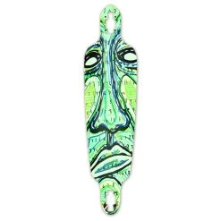 Punked Drop Through Longboard Deck - Countdown