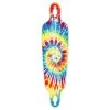 Punked Drop Through Tiedye Original Longboard Deck