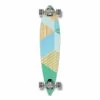 Punked Geometric Green Pintail 40" Longboard