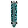 Punked Kicktail Black Digital Wave Longboard Complete