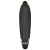 Punked Kicktail Blank Longboard Deck - Stained Black