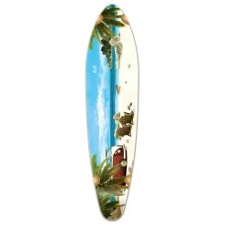 Punked Kicktail Getaway Longboard Deck