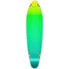 Punked Kicktail Longboard Deck - Gradient Green