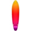 Punked Kicktail Longboard Deck - Gradient Pink