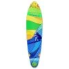Punked Kicktail Longboard Deck - Surf's Up
