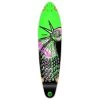Punked Kicktail Longboard Deck - The Bird Green