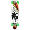 Punked Kicktail Palm City Rasta 40" Longboard