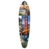 Punked Kicktail San Francisco Longboard Deck