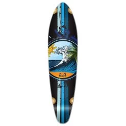 Punked Kicktail Wave Longboard Deck