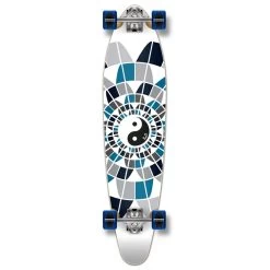 Punked Kicktail Yin Yang 40" Longboard