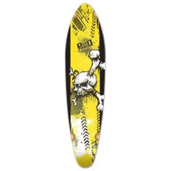 Punked Kicktail YSkull Longboard Deck