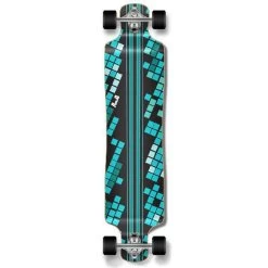 Punked Lowrider Black Digital Wave Longboard Complete