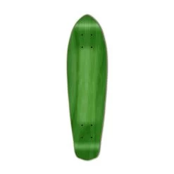 Punked Micro Cruiser Blank Deck - Stained Green