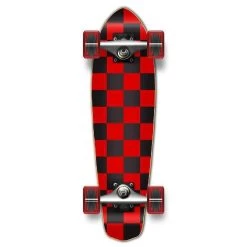 Punked Micro Cruiser Complete - Checker Red